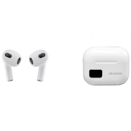 Aiwa EBTW-100WT Auriculares Inalámbricos TWS Blancos